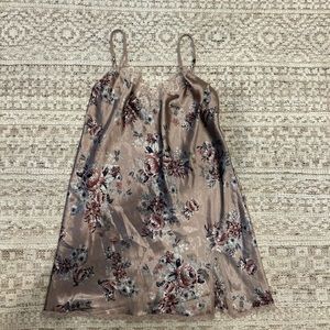 Light purple slip dress